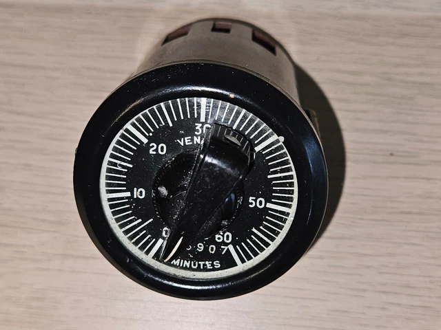 POST WW2 1950S RAF Aircraft Flight time timer ? Cockpit Instrument ...