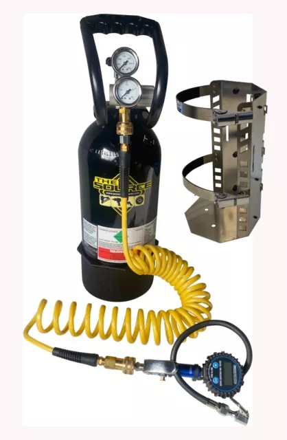 SOURCE 10lb CO2 Cylinder for Off Road Tire System for 4x4 Overland