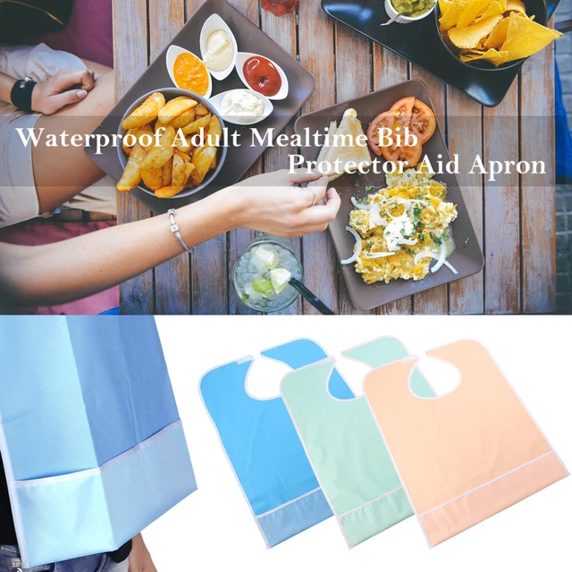 Bavoir Repas Adulte Imperméable Bavoirs Adultes Pour Manger Âgé Homme Vêtements
