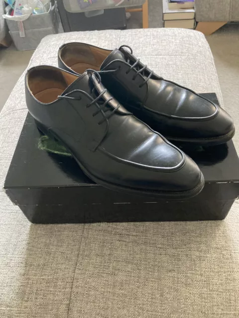 Magnanni Italian Leather Lace Up shoes, Men’s, Black, Size 44 (10)