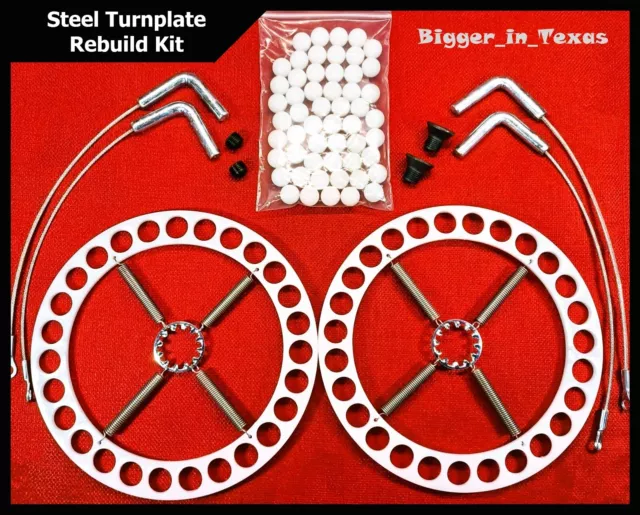 Hunter Alignment 14" Steel Turn Plate Table Repair Rebuild Kit with Lock Pins