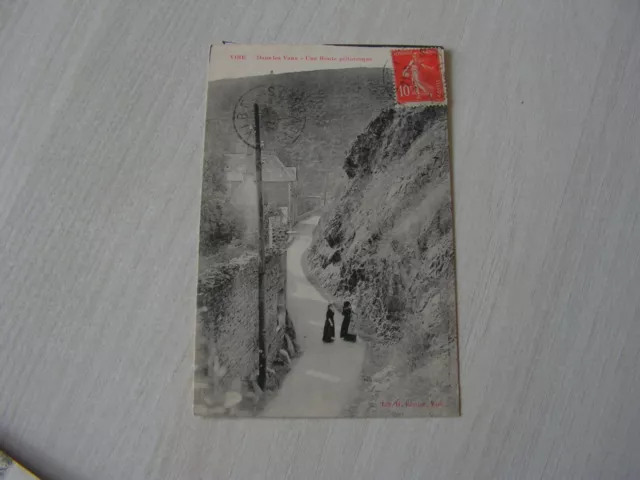 carte  postale   vire  une route pittoresque    (ref46  V)
