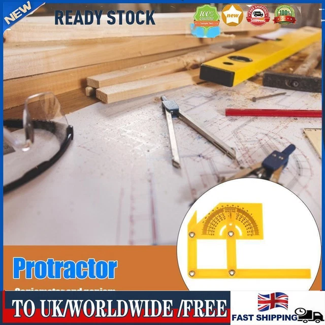 Plastic Angle Finder Durable Arm Measuring Ruler for Carpenter Tool Woodworking