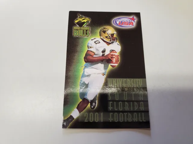 RS20 South Florida, University 2001 Football Pocket Schedule Card - Dodge