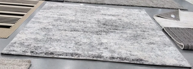 GREY BLUE / CREAM 10' X 10' SQ Flaw in Rug Reduced Price 1172737228 BER219G-10SQ