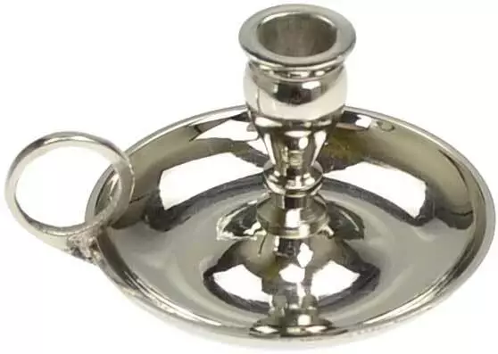 Mini Classic Chamberstick Style Chime Vigil Candle Holder for 1/2" Wide Candles
