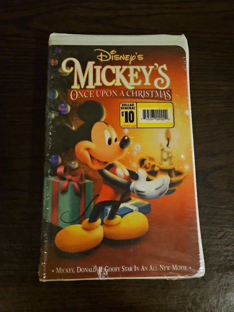 DISNEY'S MICKEY'S ONCE Upon A Christmas VHS 1999 Walt Disney Home Video