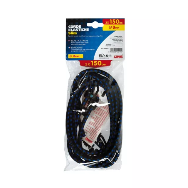 Lampa Corde elastiche slim - Ø 8 mm - 2x150 cm