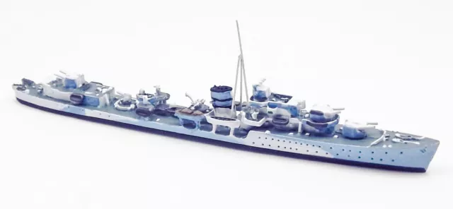 Neptun T1160 Destructor Británico Clase L-M Camuflado Modelo Escala 1/1250 Envío