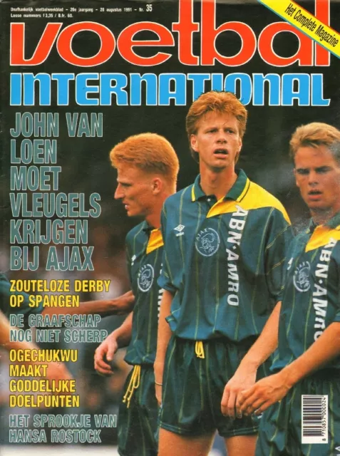 V.I. 1991 nr. 35  - JOSZEF KIPRICH / HANSA ROSTOCK / OGECHUKWU / JOHN VAN LOEN