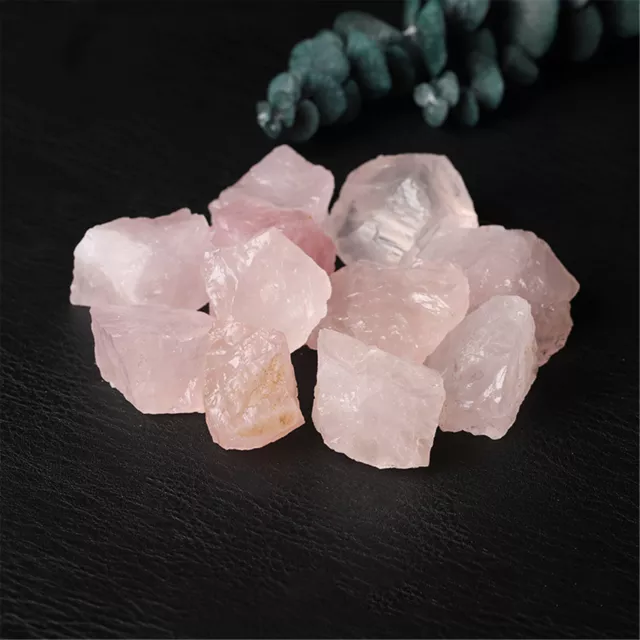 UP 10KG Bulk Lot Of Rose Quartz Crystal Natural Gemstone Powder Stone Decoration 2