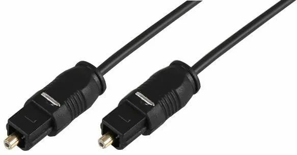 PRO SIGNAL - Câble audio optique TOSLink avec OD 2,2 mm, 1 m noir