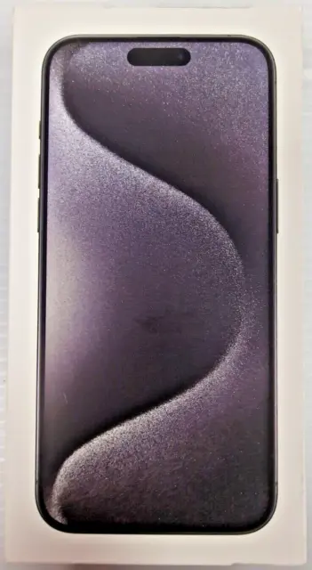 (NE6) Apple iPhone 15 Pro Max - 256GB - Black Titanium (Unlocked) Sealed Mobile
