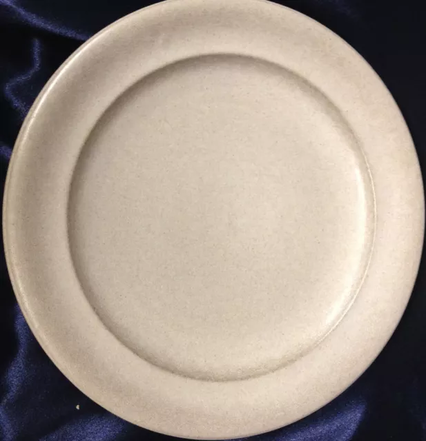 Ceramano West Germany Cordova Dinner Plate 10 1/4" Solid Beige Matte Stoneware