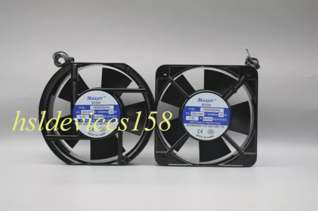 1Pcs Maxair 15050B2HL 220-240V 34W 0.22A Axial Flow AC Cooling Fan 2-wire