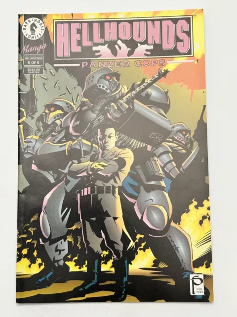 Dark Horse Comics - Hellhounds: Panzer Cops #5 June 1994 - Confrontation - VF/NM