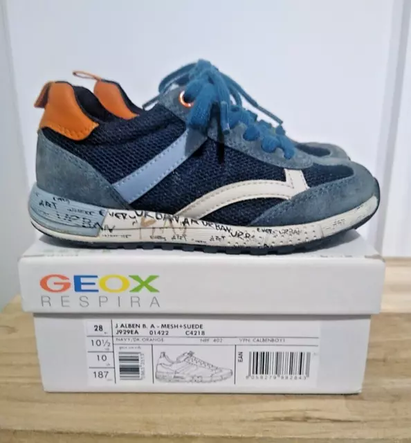 Geox Boys Alben Sneakers Size UK 10