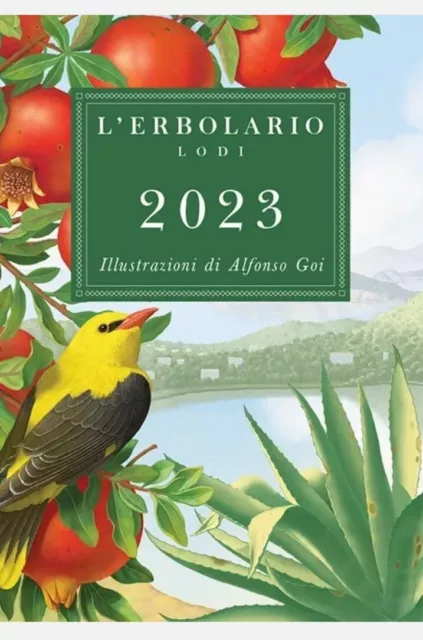 L'ERBOLARIO - Calendario 2023 - illustrazioni di Alfonso Goi nuovo stupendo.