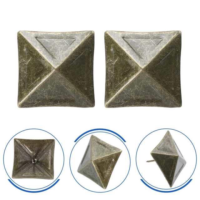 20 piezas sofá retro vintage de espuma cuadrada para uñas decoración del hogar