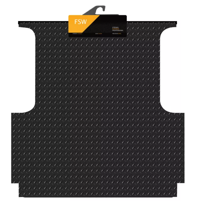 Fits Nissan Navara 2016-On Np300 Tailored 3MM Rubber Rear Load Mat No Liner