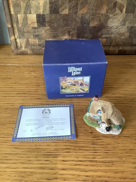 Lilliput Lane Applejack Cottage English Collection South West 1994 - Box & Deeds