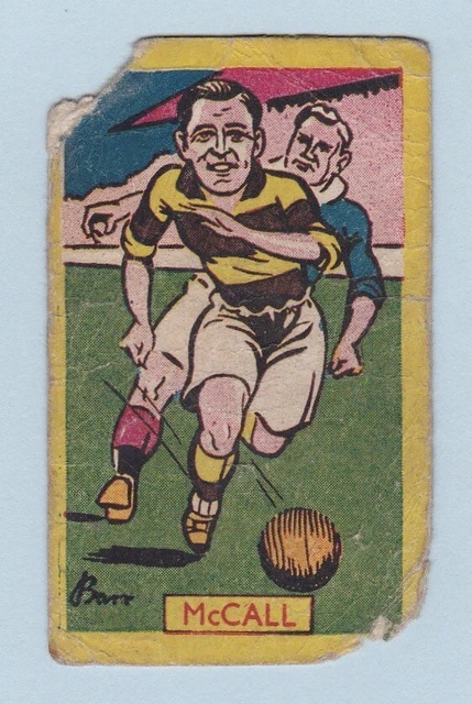 Fußballkarte - Sportfavoriten goldene Serie (A. & J. Donaldson) #55 McCall