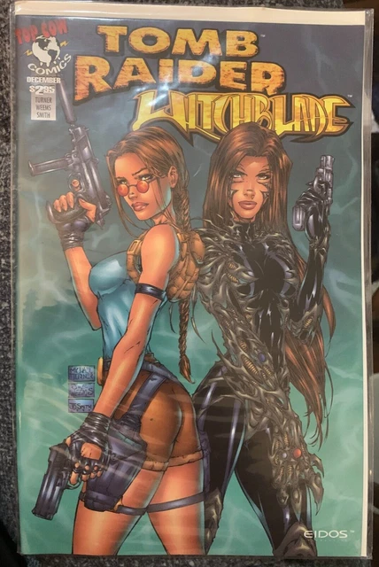 Tomb Raider / Witchblade #1 - Vendetta, Top Cow, 1st App Lara Croft 1998