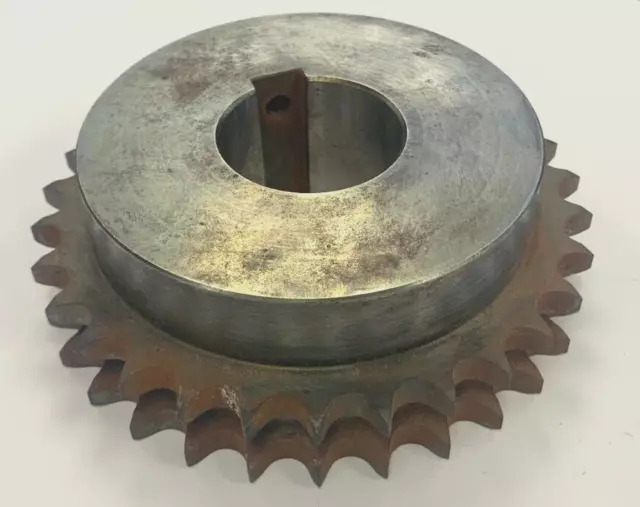 Double Strand Roller Chain Sprocket Teeth-30 Overall Length-5" Pitch- 1/2"
