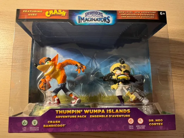 Skylanders Imaginators Thumpin' Wumpa Islands Adventure Pack Crash 2016 NEW