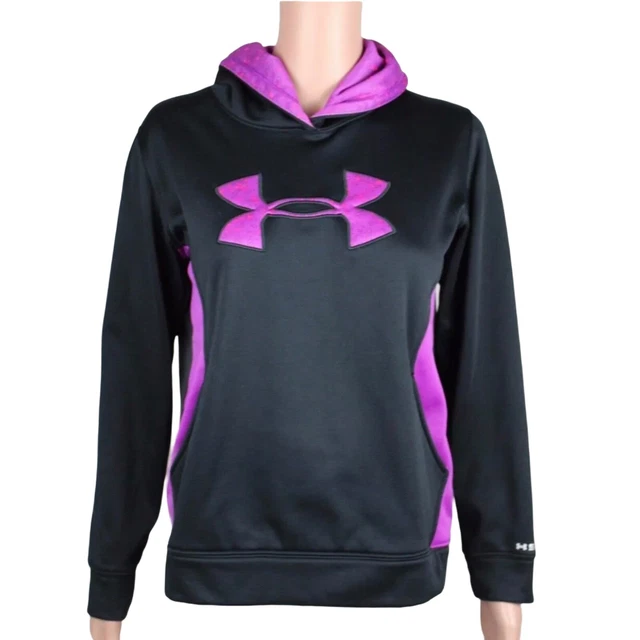 Under armour Storm Ragazzi Felpa con Cappuccio Nero Taglia Ylg / Jg / G