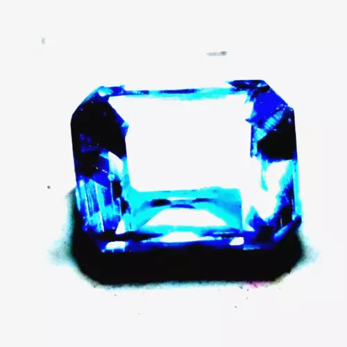 UNTREATED 10.30 Cts Emerald CUT BLUE AQUAMARINE LOOSE  GEMSTONE GM71435