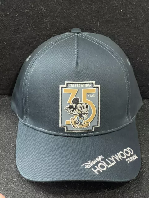 Disney Hollywood Studios 35th Anniversary Mickey Mouse Baseball Hat Cap New