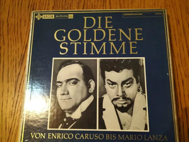 Die Goldene Stimme - Historic recordings from Enrico Caruso to Mario Lanza 6 LP