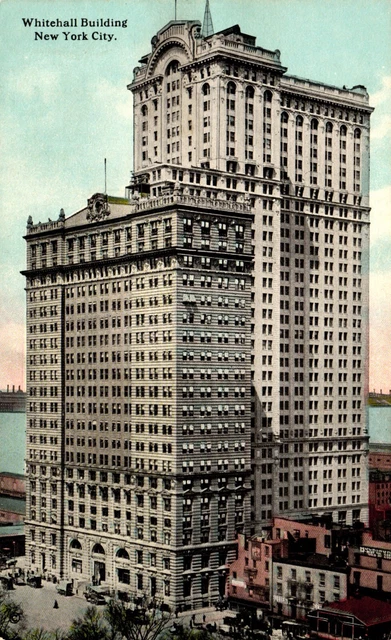 Postcard Whitehall building New York City, New York