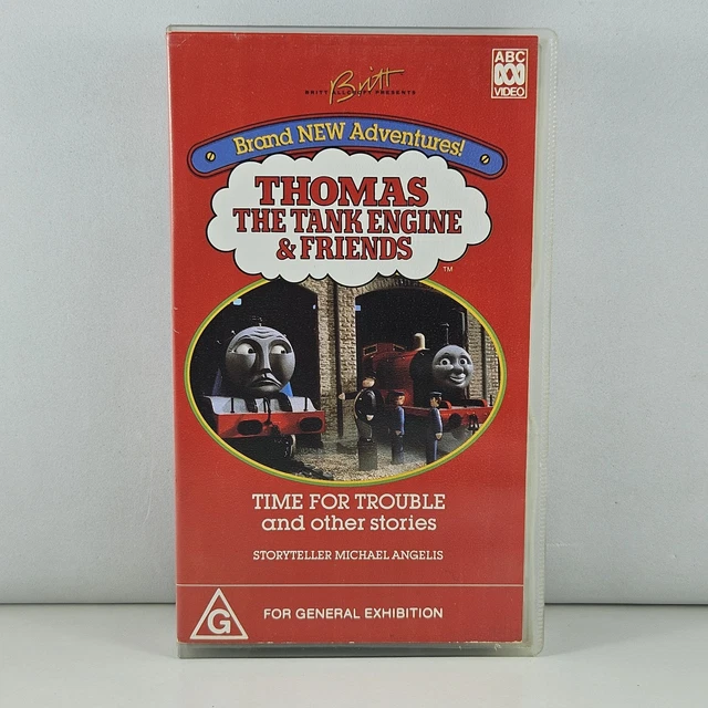 THOMAS THE TANK Engine & Friends Time for Trouble VHS ABC Video 1991 ...