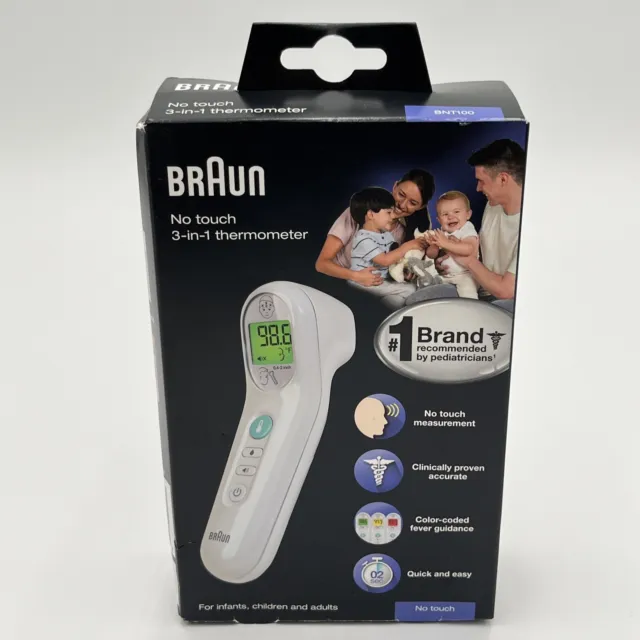 Braun No Touch 3-In-1 Digital Thermometer- (6650)