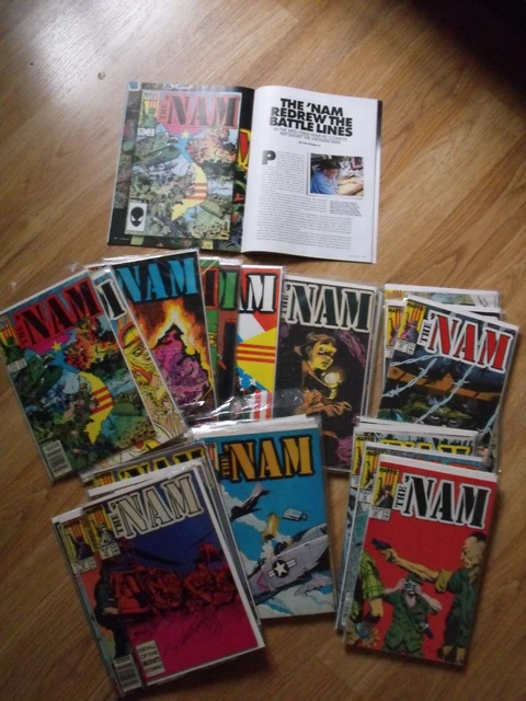 Marvel Comics Vietnam "The 'Nam" series issues 1-32 + bonus