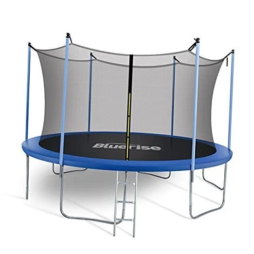 Trampoline 55IN 6FT 8FT 10FT 12FT 14FT Toddler Trampoline with Enclosure Net