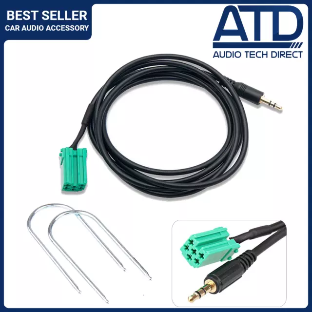 AUX Cable For Renault Grand Scenic Modus Espace Koleos Master With Keys Updated