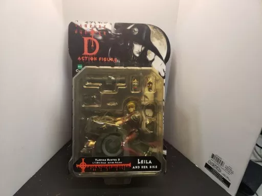 Carded Figure Vampire Hunter D Figure Leila And Her Bike 2001 Epoch New On Card