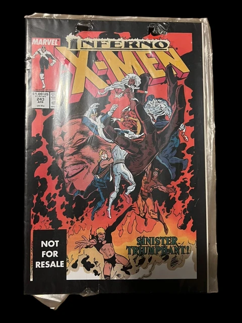 X-Men #243 April 1989 Nm Near Mint 9.4 Inferno Crossover Marvel Mr Sinister