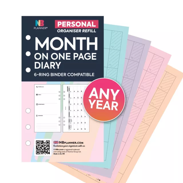FILOFAX PERSONAL REFILL 2024 week on one page 68426 £6.95 - PicClick UK