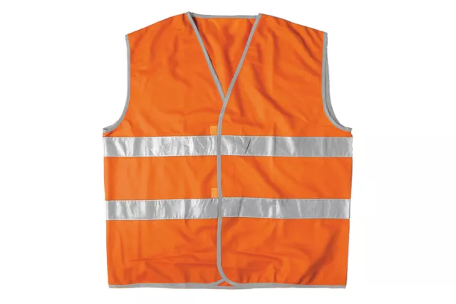 Gilet Alta Visibilita' Colore Arancio Taglia Unica