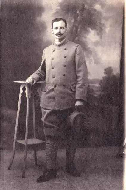 Photo format Carte Postale d'un Sous-Officier d'Infanterie Coloniale - 1915-1918