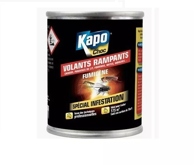 FUMIGENE INSECTICIDE KAPO FURY 100 à 150 m3