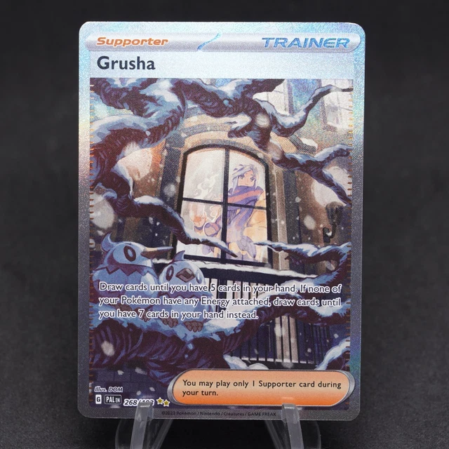 Grusha 268/193 Paldea Evolved Full Art Trainer Holo Rare - Pokemon TCG Card