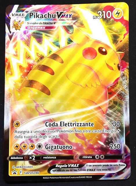 CARTE POKÉMON PIKACHU Vmax Swsh286 Pokemon Card Fr Full Art EUR 8,90