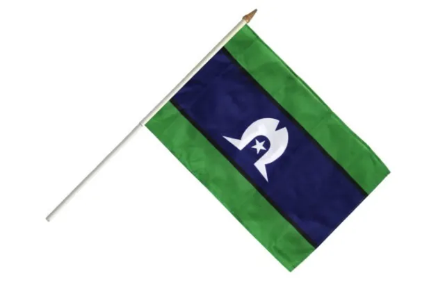 Australien Torres Strait Islands Stockflagge Flaggen Fahnen Stockfahne 30x45cm