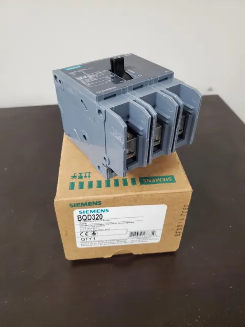 NIB - Siemens - BQD320 - Molded Case Circuit Breaker - 20A, 3-Phases, 480V