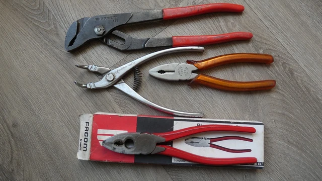 Lot De 3 Pinces Multiprise Facom – Modèles 187.18CPE, 187.20CPE, 180.CPE – Neuf, Made In France